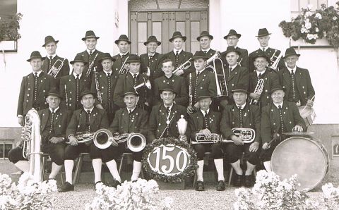 150-jähriges Jubiläum 1962 | Archiv-Foto: Musikkapelle Ebersbach